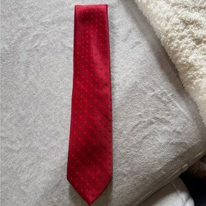 Classic Red Polka Dot Men's Tie